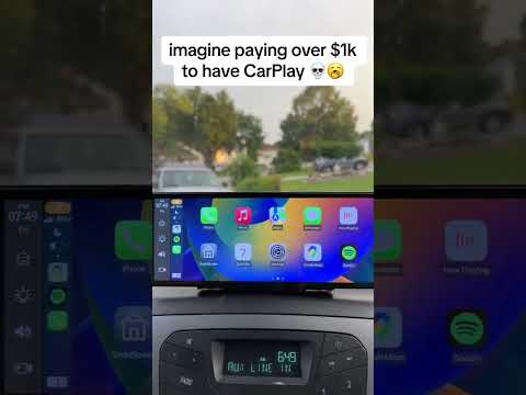 Add CarPlay to your old car cheaply and easily!
