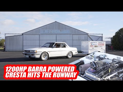 Mechanical Stig's 8-second 1200hp Barra-Powered Cresta hits the Runway - Muscle Car Challenge 2021