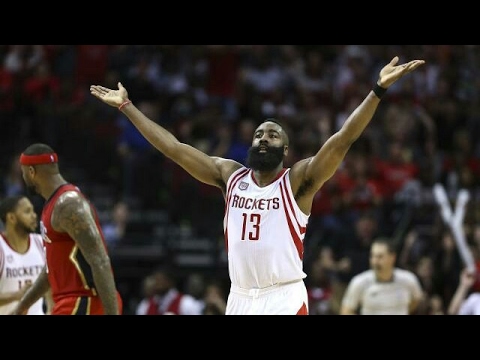 James Harden vs Pelicans (24/03/2017) - 38 Pts, 17 Assists, 7 Rebs, 2 Stls, 12-24 FGM, Clutch, MVP!