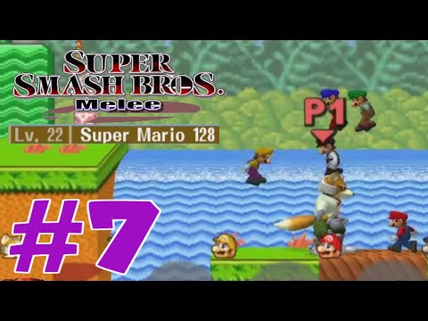 128 TINY MARIO'S!!! - Super Smash Bros. Melee - Episode #7 - (Event Match) 21 - 30