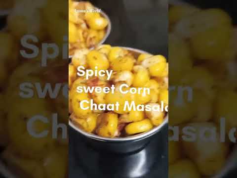 Corn Chaat recipe|Masala Corn recipe|Spicy Sweet Corn Chaat recipe #shorts