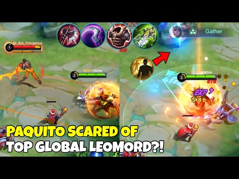 PAQUITO SCARED OF TOP GLOBAL LEOMORD?! - Avory | MLBB