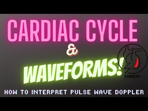 How to Understand the Cardiac Cycle and Waveforms - The Pulse Wave Doppler