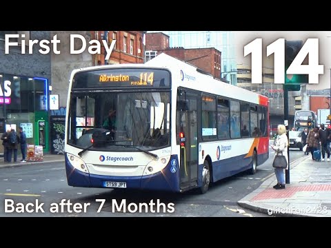 First day back after 7 months! Allison Enviro300 | 27624 ST59JPT [Stagecoach]