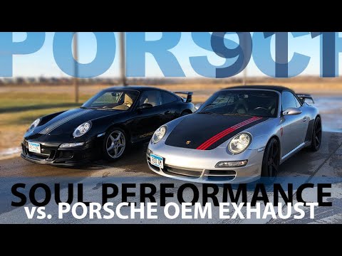 Porsche OEM Exhaust vs. SOUL Performance Valved Exhaust - Porsche 911 (997)