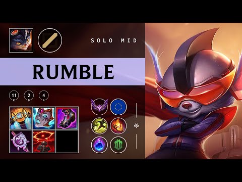 Rumble Mid vs Ahri - EUW Master Patch 25.22
