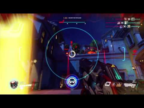 Overwatch MP gameplay (June 2016) pt6 - Partied Up and Gunned Down