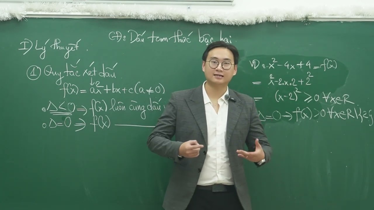 DẤU TAM THỨC BẬC HAI BUỔI 1