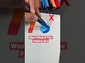 Do This To Blend Colors With Posca Pens! 😍 #posca  #shorts #shortsmaschallenge