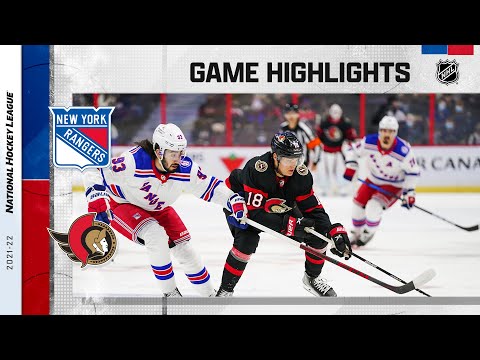 Rangers @ Senators 10/23/2021 | NHL Highlights