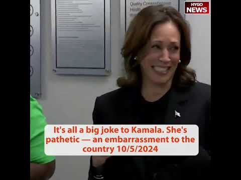 It's all a big joke to Kamala, lack of response to hurricane, 'very appreciative' of her 'work