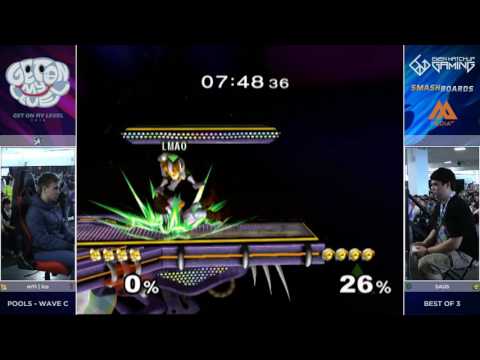 mYi | Ice (Fox) vs SAUS (Link)  - GOML2016 -  SSBM Pools