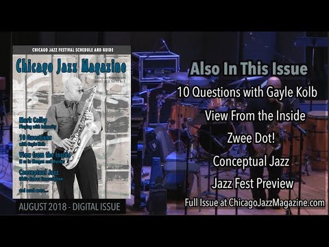 Chicago Jazz Magazine August Feature Interview with Mark Colby