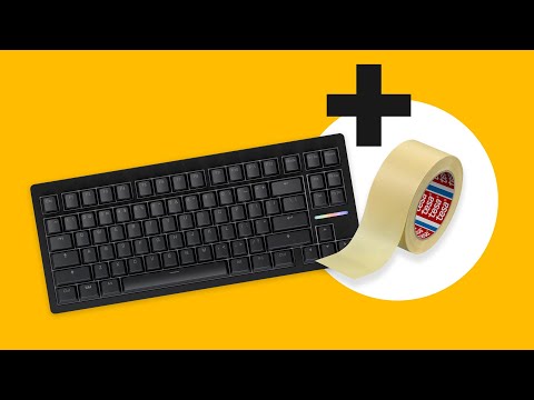 Wooting 80HE + Tape Mod: Cheap & Simple!