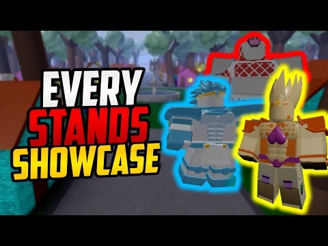🌟 Every Stands Showcase in Jojo Blox! ► ROBLOX