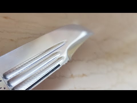 How the lines in the fullers are made (Blood groove)