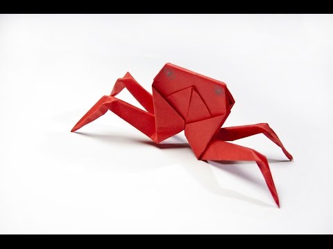 How to make a paper crab | Origami crab Video