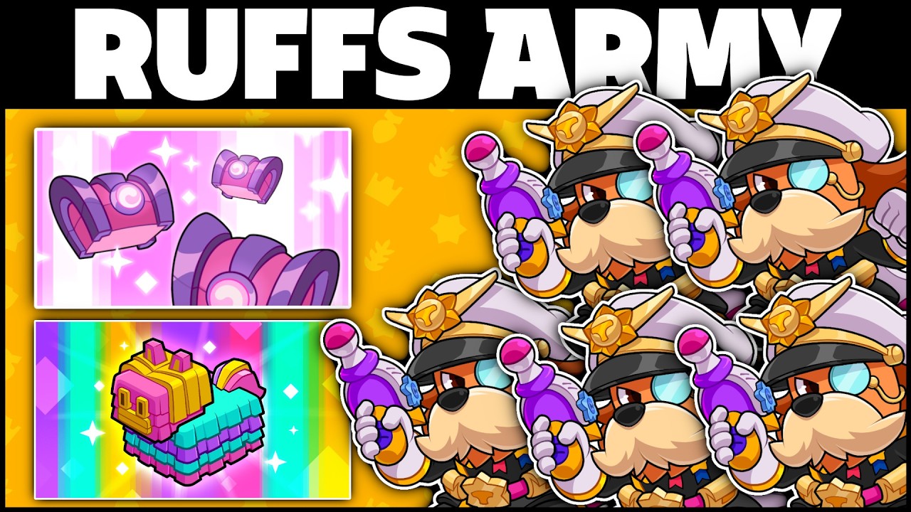 Maxed Ruffs Army is so overpowered (23x Ruffs) in Squad Busters
