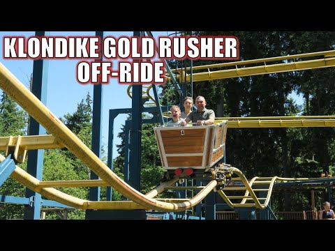 Off-ride footage of a Klondike Gold Rusher train