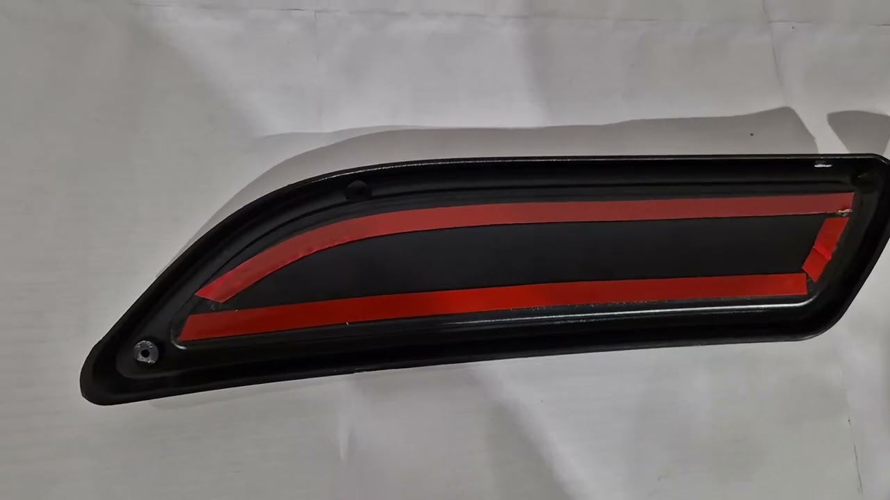 Накладки имитация выхлопа Carmos (2 шт, ABS+нерж сталь) Video 1