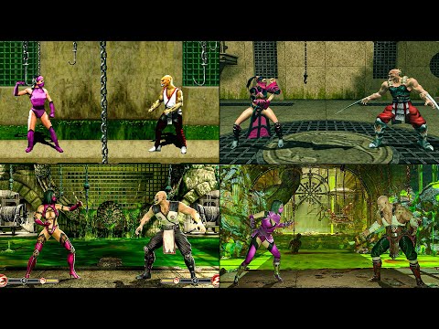 Mortal Kombat Arenas / Stages Evolution MK to MK11 | 2K 60FPS