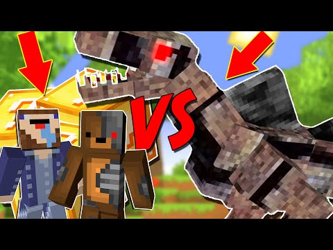 Minecraft Lucky Block VS NASTYSAURUS! with Nereus
