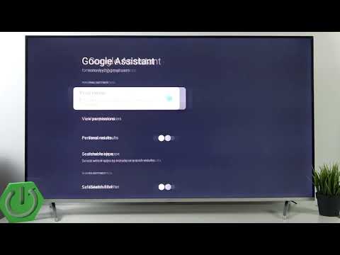 SHARP QLED 2025 – How to Manage Google Assistant Settings