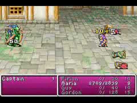 Final Fantasy II (GBA) - MS 10MP Captain