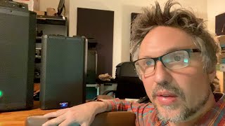 Video thumbnail for Speaker Comparison: Mackie SRM550 with tiny footprint QSC K8.2 by Taylor Sound and Video