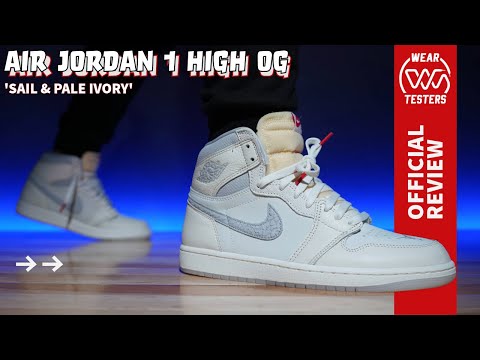Air Jordan 1 High OG Sail and Pale Ivory