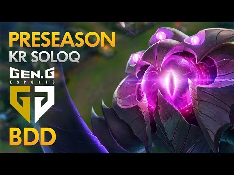 Preseason: Gen.G BDD - Vel'Koz Mid Lane - KDA 12/2/12