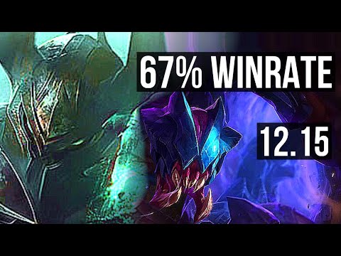 MORDEKAISER vs REK'SAI (JNG) | 67% winrate, 14/3/7, Dominating | KR Master | 12.15