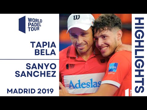 TAPIA GIVES A SHOW | Tapia/Bela VS Sanyo/Maxi Sanchez | Madrid 2019 | Padel Flashback