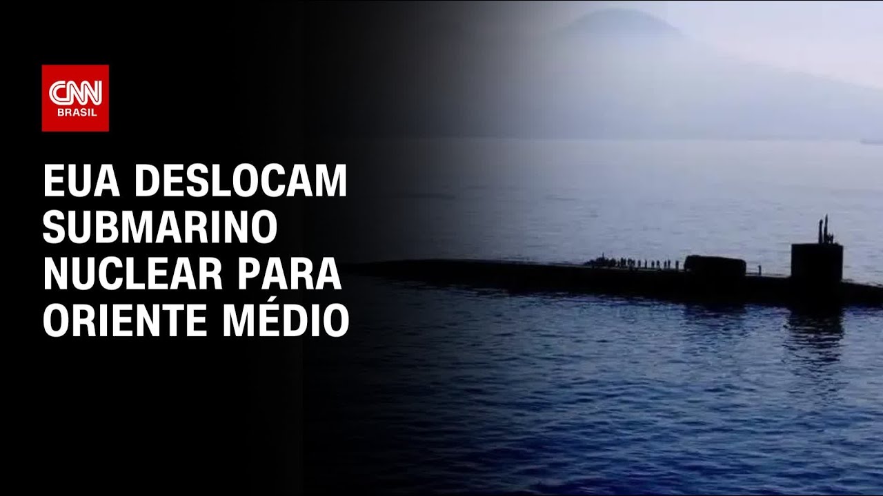 EUA deslocam submarino nuclear para Oriente Médio | LIVE CNN