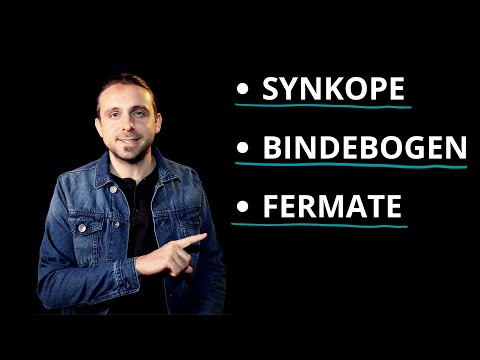 Was sind: Synkope, Haltebogen, Fermate