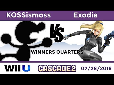 Cascade 2 Singles: Winners Quarters - KOSSismoss (Mr. Game & Watch) vs Exodia (Zero Suit Samus)
