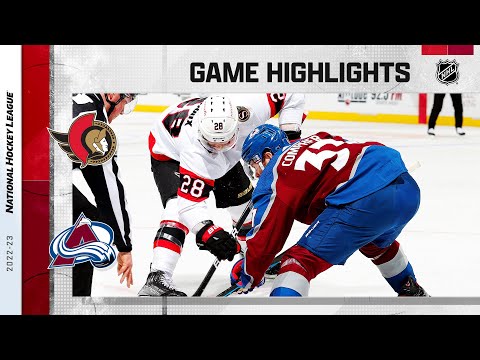 Senators @ Avalanche 1/14 | NHL Highlights 2023