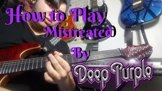 Mistreated by Deep Purple (Proper Guitar Lesson)