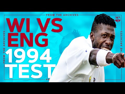 🔥 Curtly Ambrose Takes 11 Wickets In The Match! | West Indies v England 1994