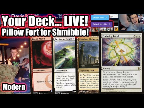 Your Deck... LIVE! Modern Pillow Fort For Shmibble - Upgraded To Turbo Enduring Ideal Prison!