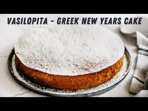 Vasilopita Recipe - Greek New Years Cake