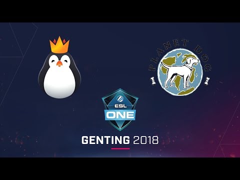 Dota 2 - Kinguin vs Planet Dog - Game 2 - Ro4 - ESL One Genting 2018 EU Qualifier [2/2]