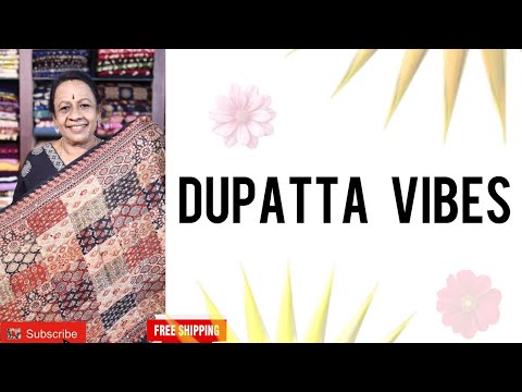 CHIFFON DUPATTA/COTTON DUPATTA/MODAL DUPATTA/DUPATTA VIBES/ FREE SHIPPING */# 382