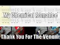 My Chemical Romance Thank You For The Venom Guitar COVER With TAB