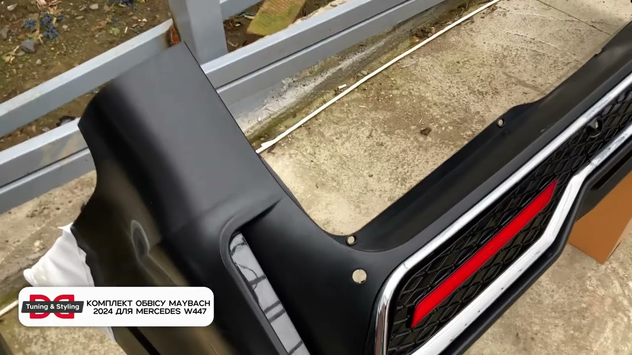 Mercedes Vito/V-class W447 2014- гг. Комплект обвесов (Exclusive 2025) Video 3