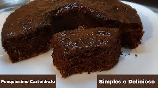 Bolo Saudável Delicioso e FÁCIL Sem Açúcar, Sem Farinha , Fofinho e Rápido | POUCO CARBOIDRATO