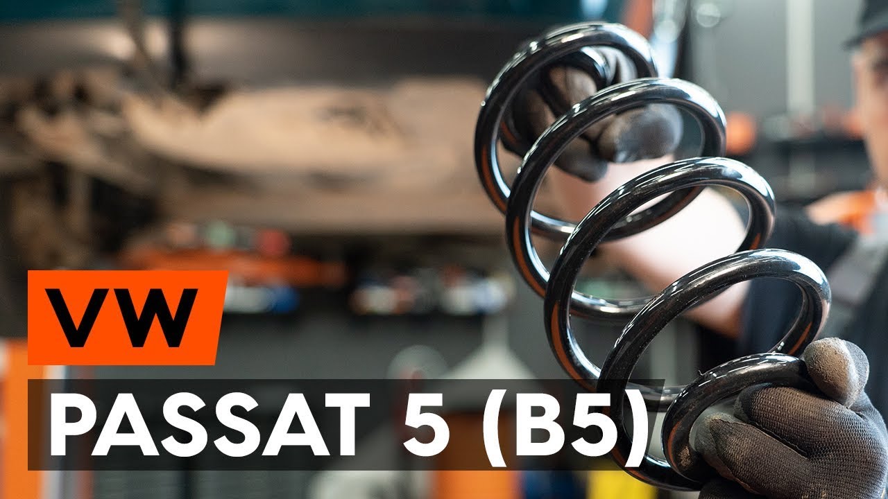 Como mudar molas de suspensão da parte traseira em VW Passat B5 Variant - guia de substituição