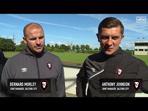 Connah's Quay 1-1 Salford City - Anthony Johnson & Bernard Morley post-match interview