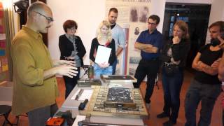 preview picture of video 'Tiskarstvo nekoč-predstavitev v Posavskem muzeju Brežice'