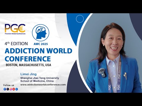 Limei Jing - Testimonial at 3rd Edition of Addiction World Conference AWC 2025